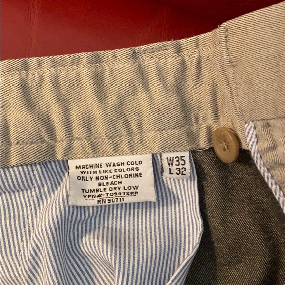 BENSOL PANTS KHAKI FLAT FRONT 4 POCKETS SZ W35 L32 - Picture 4 of 4